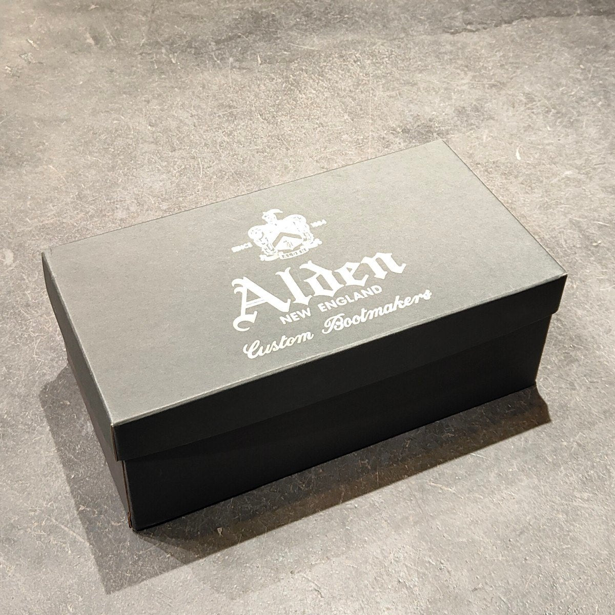 極美品【ALDEN】オールデン 43187 モックトゥオックスフォード アルパインカーフ ブラック サイズUS8D トゥルーバランスラスト