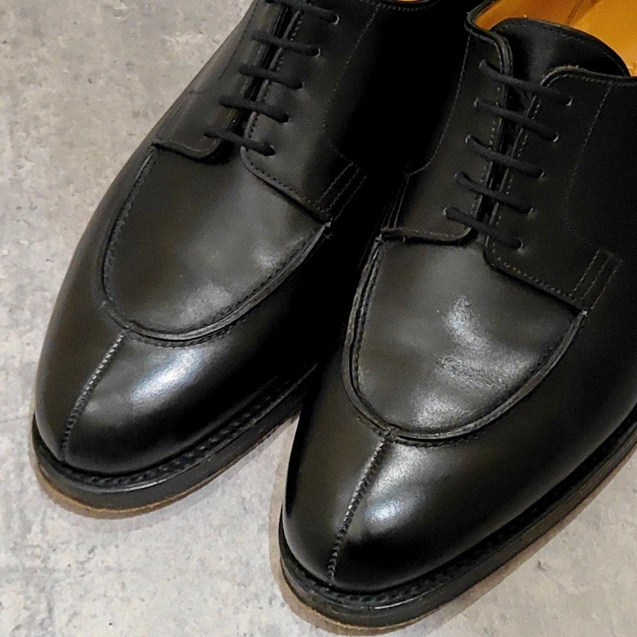【JOHNLOBB】ジョンロブ ノルウェイ Uチップ カーフ ブラック サイズUK7.5EE 5495ラスト