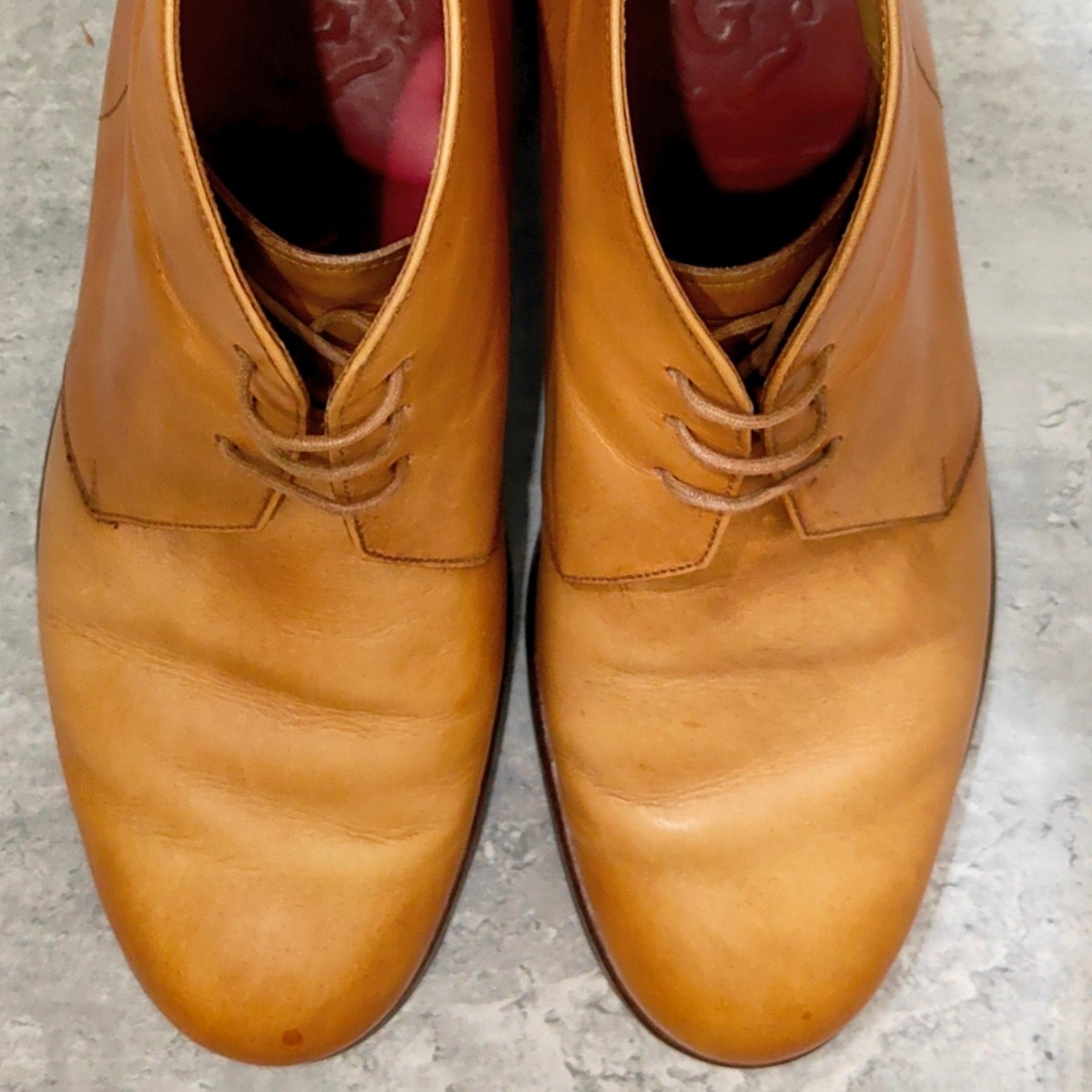 【GRENSON】グレンソン ウェンデル チャッカブーツ カーフ ブラウン サイズUK7.5G
