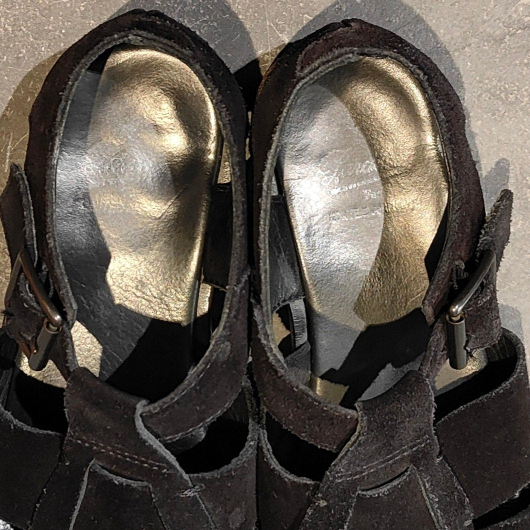 美品【Paraboot】パラブーツ パシフィック グルカサンダル スエード