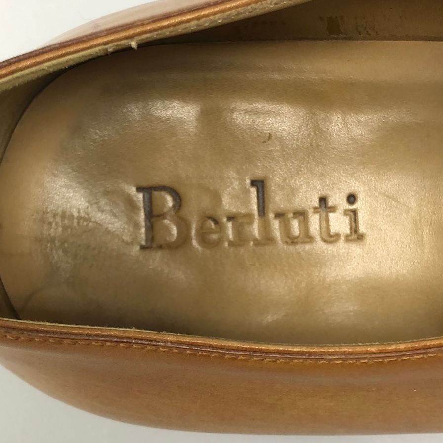 【オンライン限定】【BERLUTI】ベルルッティ  ビジネスシューズ  ブラウン（茶系） サイズ UK10 ラスト