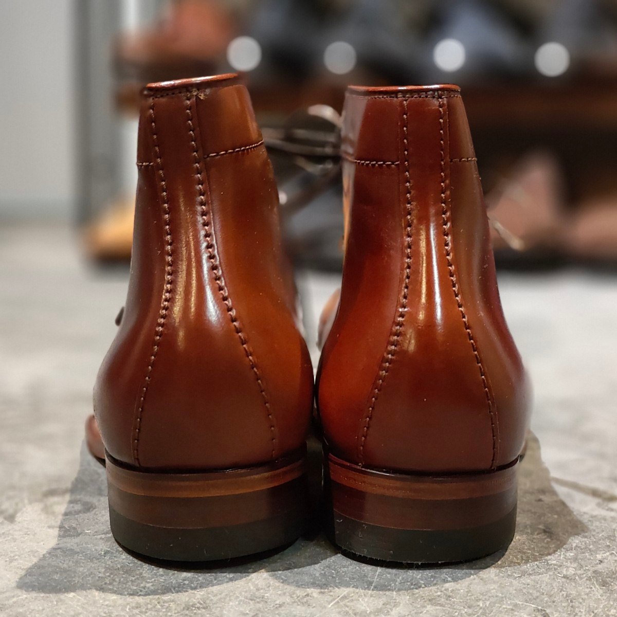 希少 新品未使用【ALDEN】オールデン 41834H キャップトゥブーツ コードバン ラベロ US7.5D モディファイドラスト