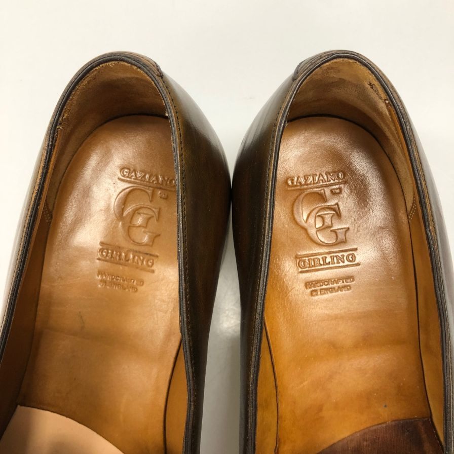 【GAZIANO&GIRLING】ガジアーノ＆ガーリング  ローファー  ブラウン（茶系） サイズ UK8 ラスト