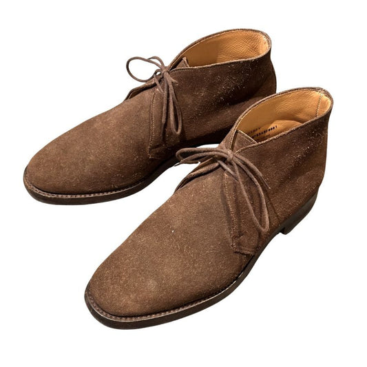 【CROCKETT&JONES】クロケットジョーンズ  ブーツ スエード ブラウン（茶系） サイズ UK7E ラスト
