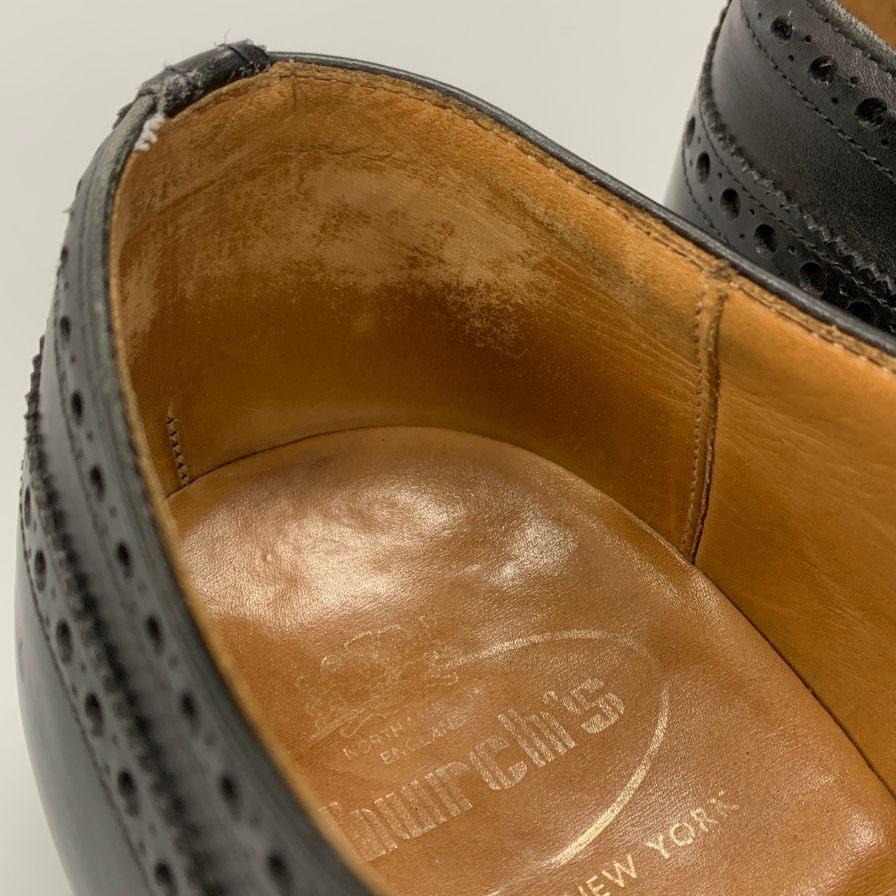 【Church's】チャーチ  ビジネスシューズ カーフ ブラック（黒） サイズ 90F ラスト