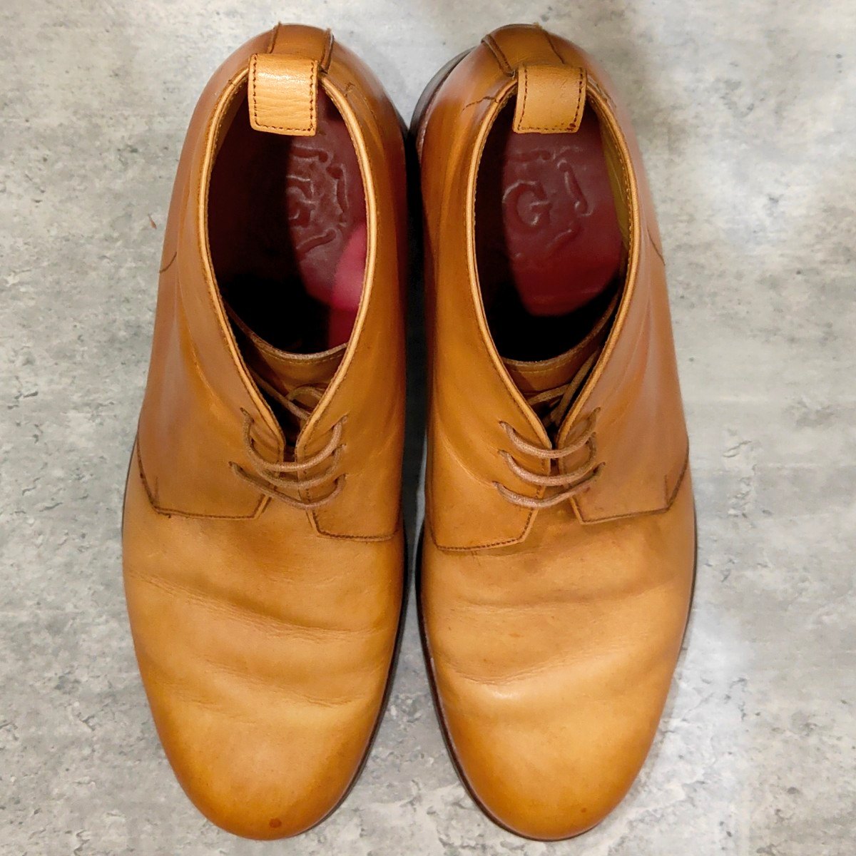 【GRENSON】グレンソン ウェンデル チャッカブーツ カーフ ブラウン サイズUK7.5G