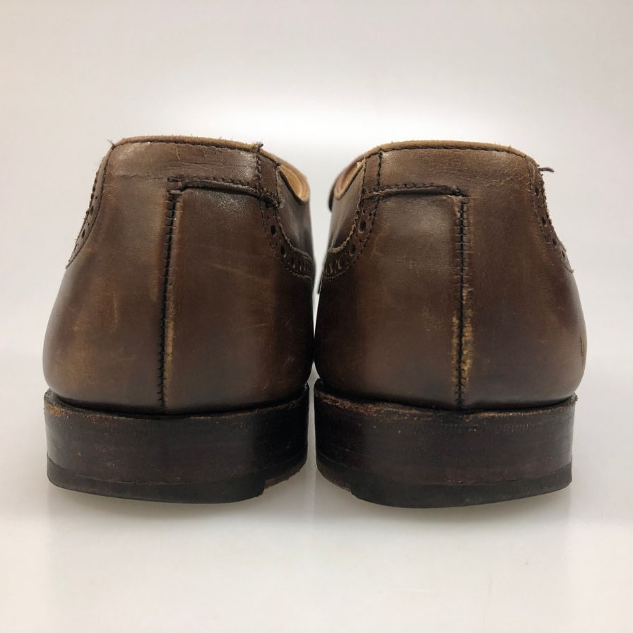 【Crockett & Jones】クロケット&ジョーンズ Fairford パンチドキャップトゥ ブラウン サイズUK6.5E