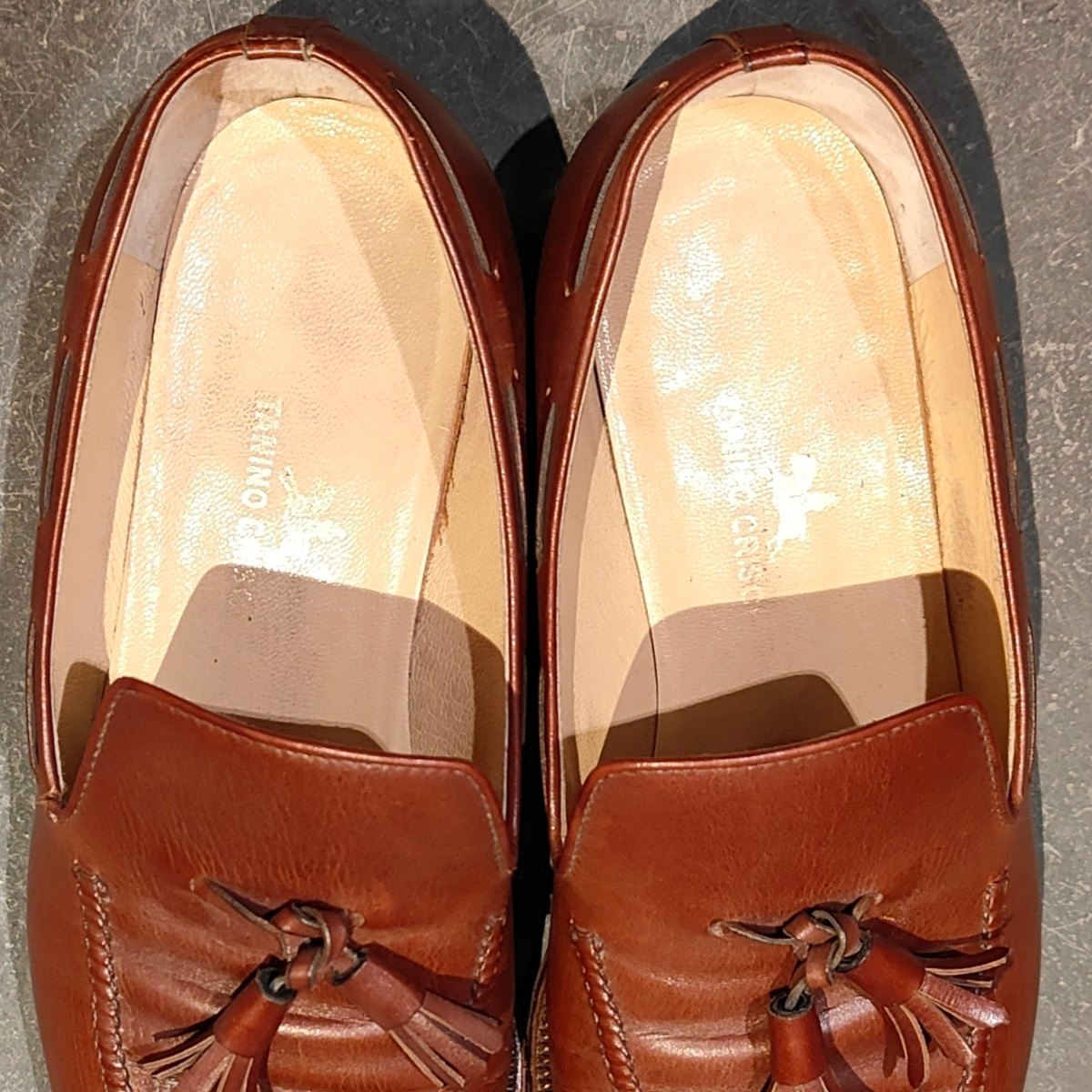 希少✨TANINO CRISCI ホースビット　レザーローファー　茶 希少【TANINO CRISCI】タニノクリスチー タッセルローファー カーフ
