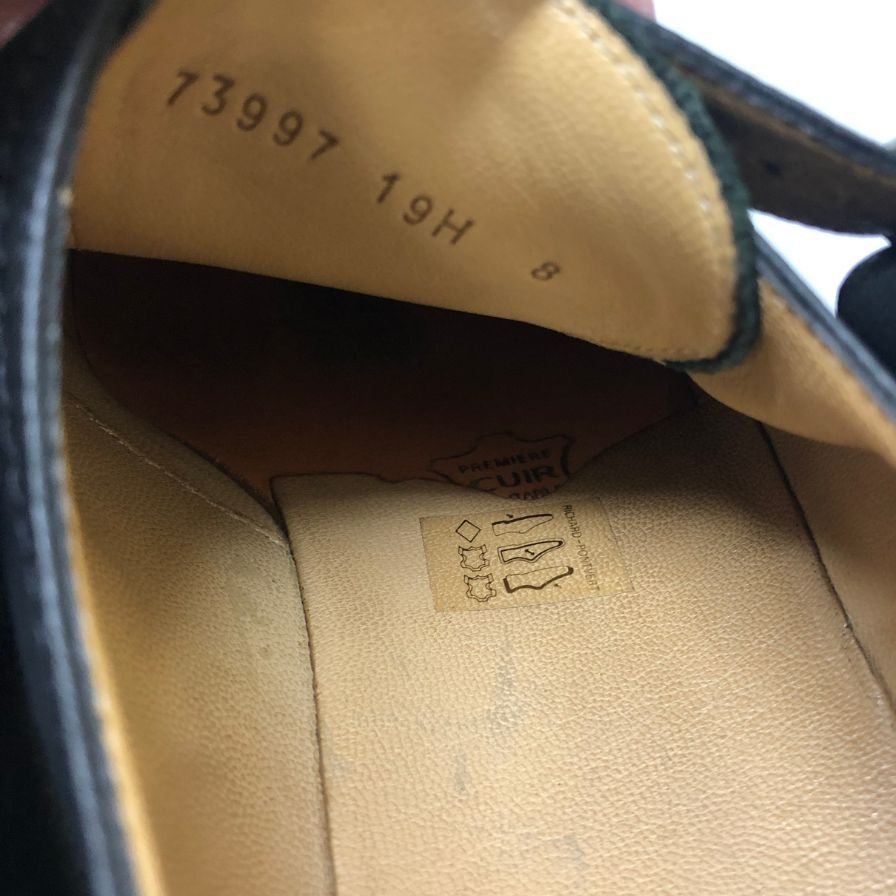 【Paraboot】パラブーツ ウィリアム ダブルモンク リスレザー ブラック サイズUK8 メンズ