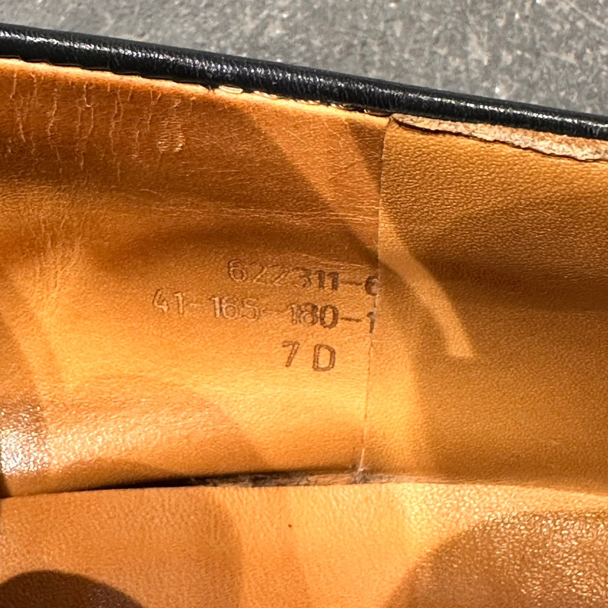 【J.M.WESTON】ジェイエムウエストン 180 シグニチャーローファー ボックスカーフ ネイビー サイズUK7D 41ラスト