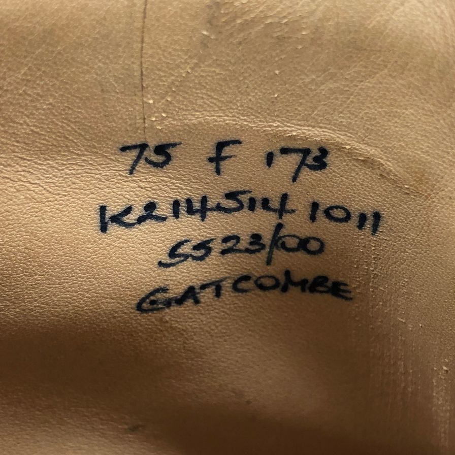 【Church`s】チャーチ  ブーツ カーフ ブラック（黒） サイズ 75F 73ラスト