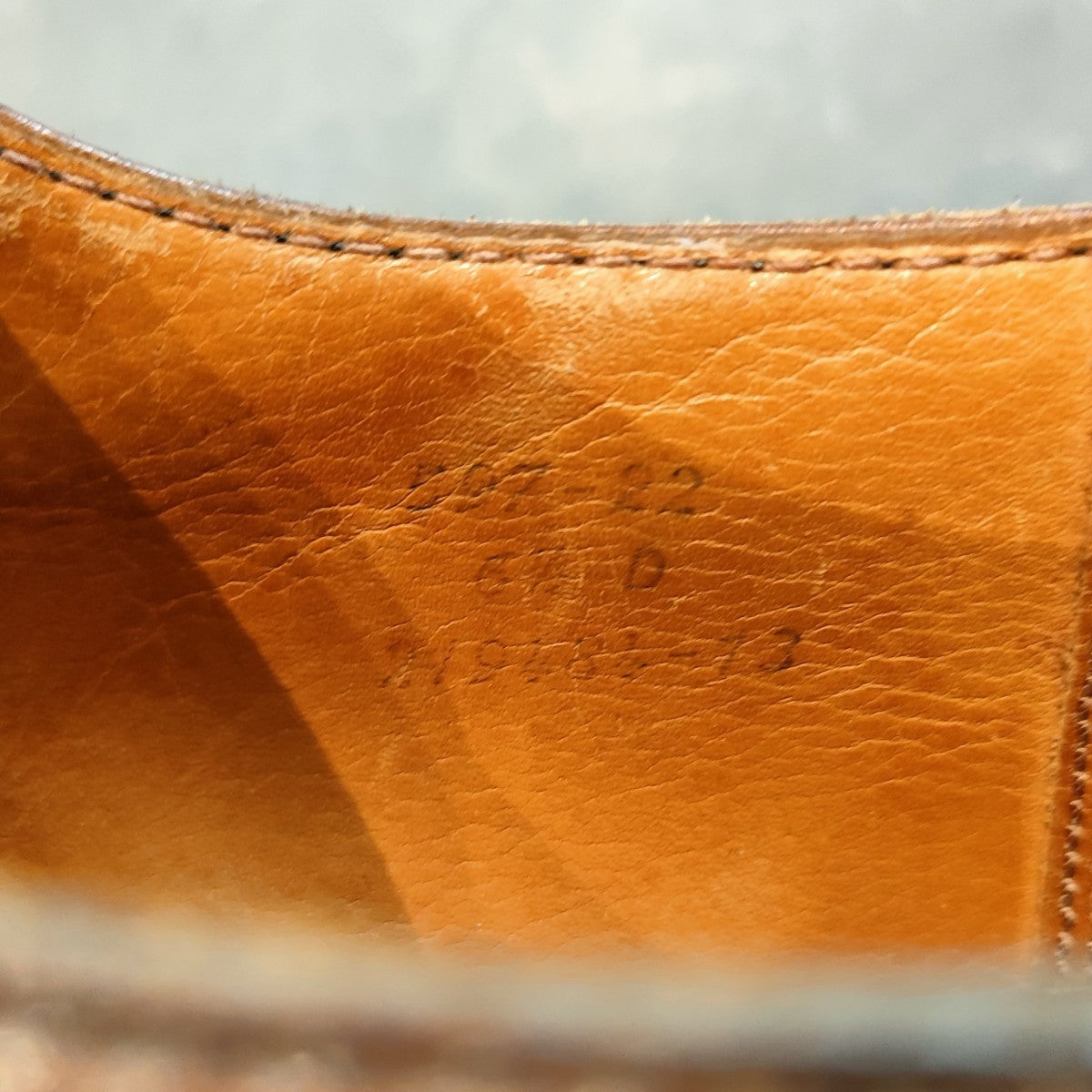 希少 美品【J.M.WESTON】ジェイエムウエストン 597 旧旧ロゴ Uチップ カーフ タンブラウン サイズUK6.5D 22ラスト