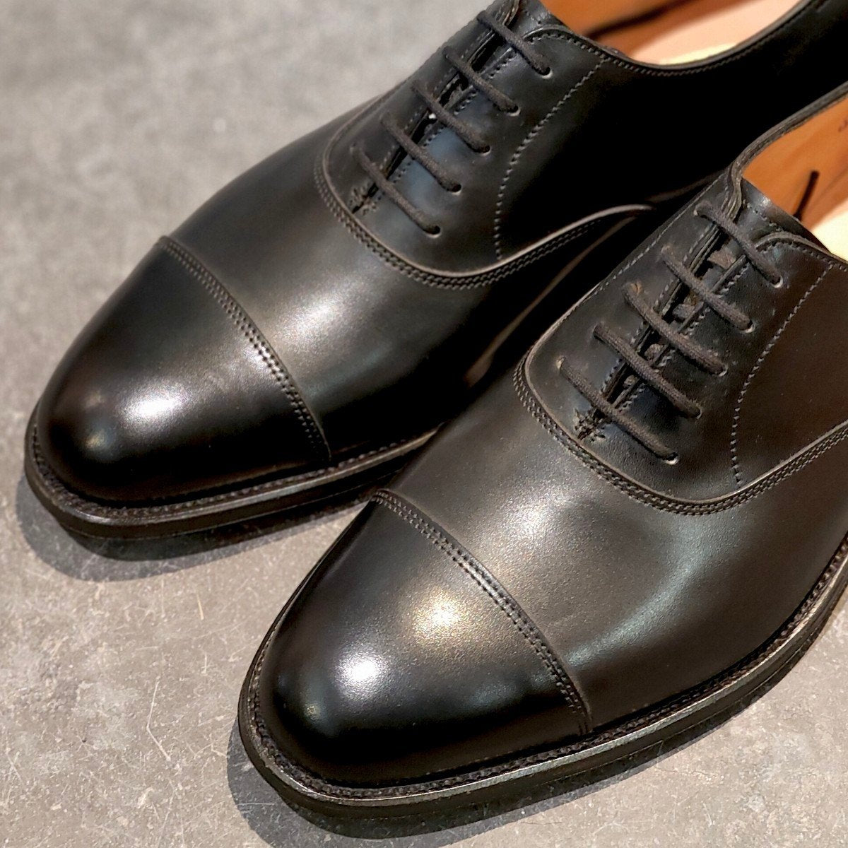 希少 新品未使用【JOHNLOBB】ジョンロブ シティ カーフ ブラック サイズ UK6.5E 8695ラスト