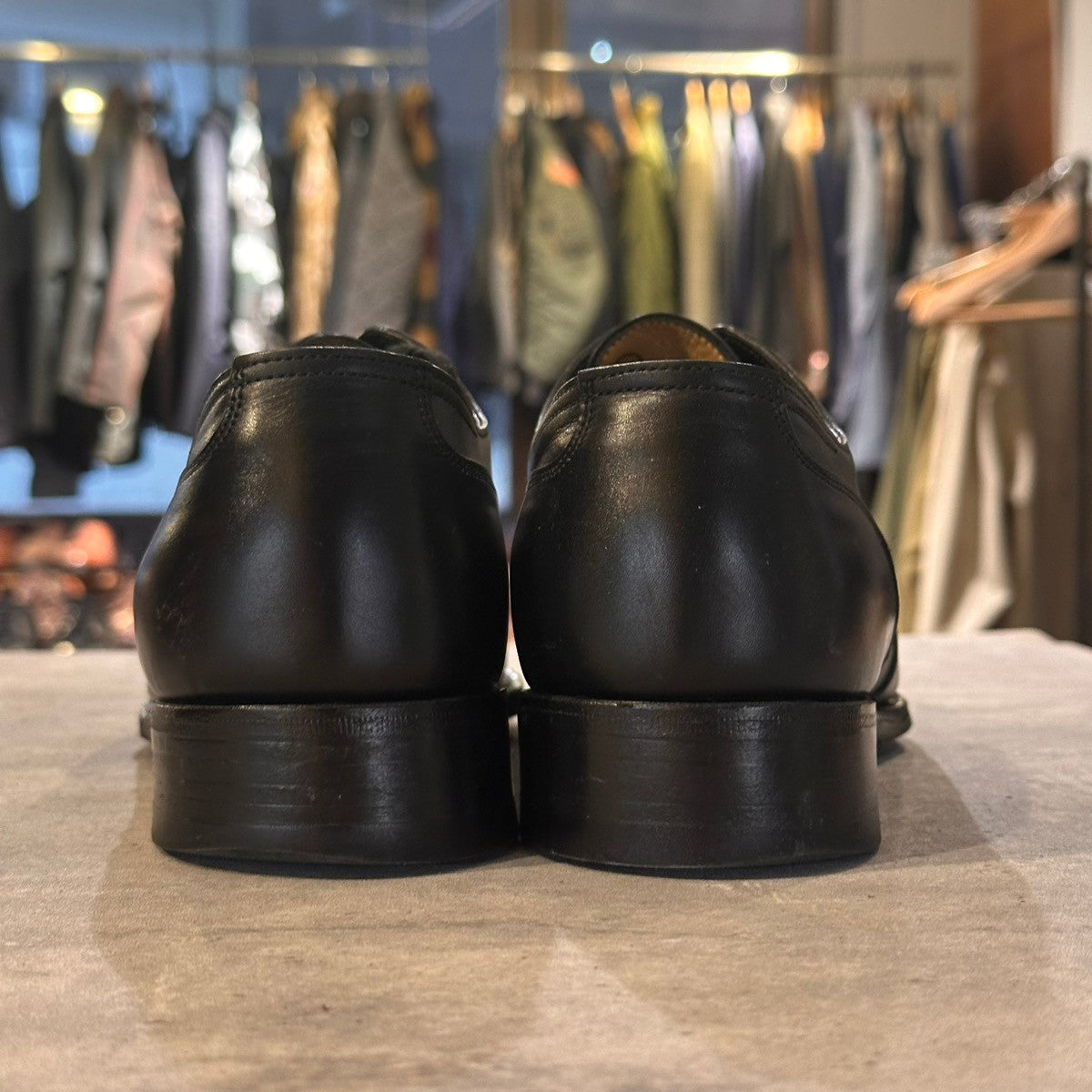 【JOHN LOBB】ジョンロブ ワーウィック ブラインドブローグ Sスタンプ(リジェクト品) カーフ ブラック サイズUK6D 7000ラスト