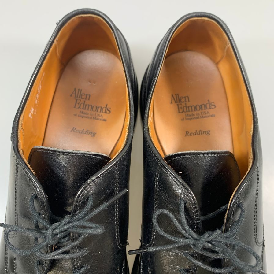 【Allen Edmonds】アレンエドモンズ ストレートチップ ダービー メンズ ブラック サイズUS7.5D