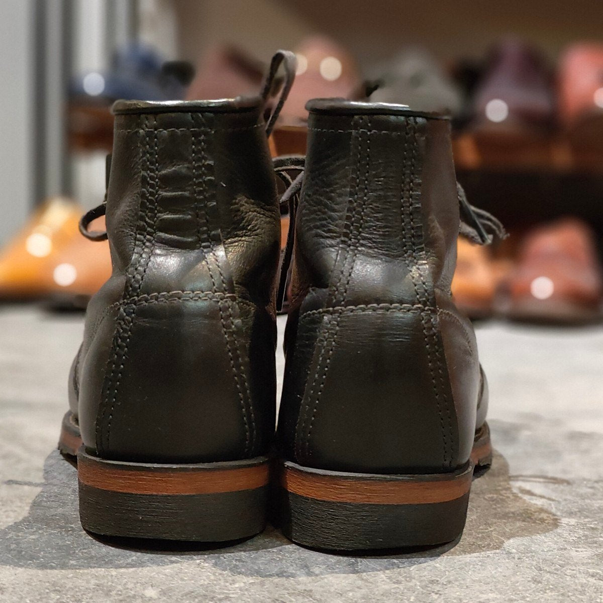 【RED WING】レッドウイング 9414 ベックマン ブーツ プレーントゥ ブラック サイズ US7