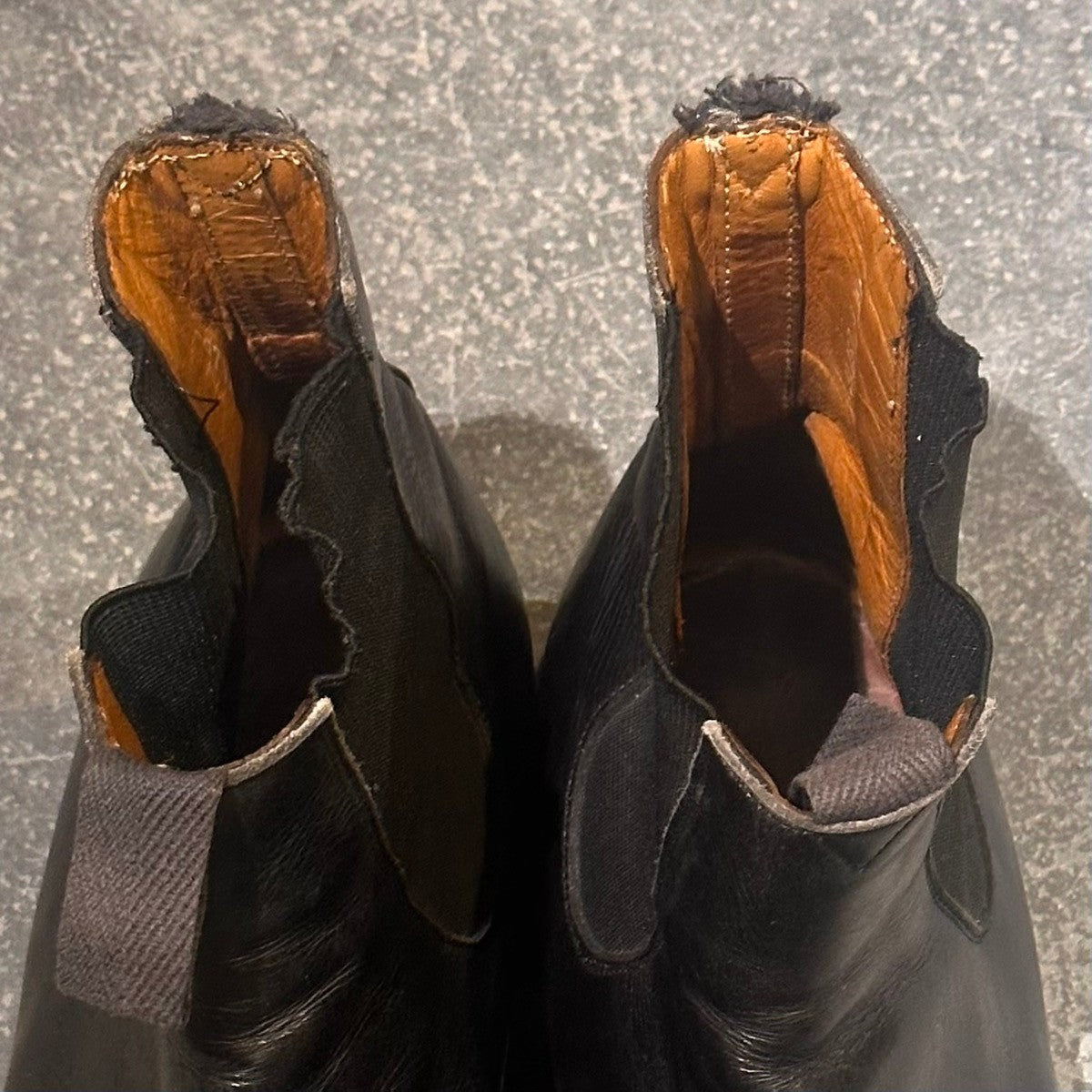 【PARABOOT】パラブーツ  サイドゴアブーツ カーフ ブラック サイズ44