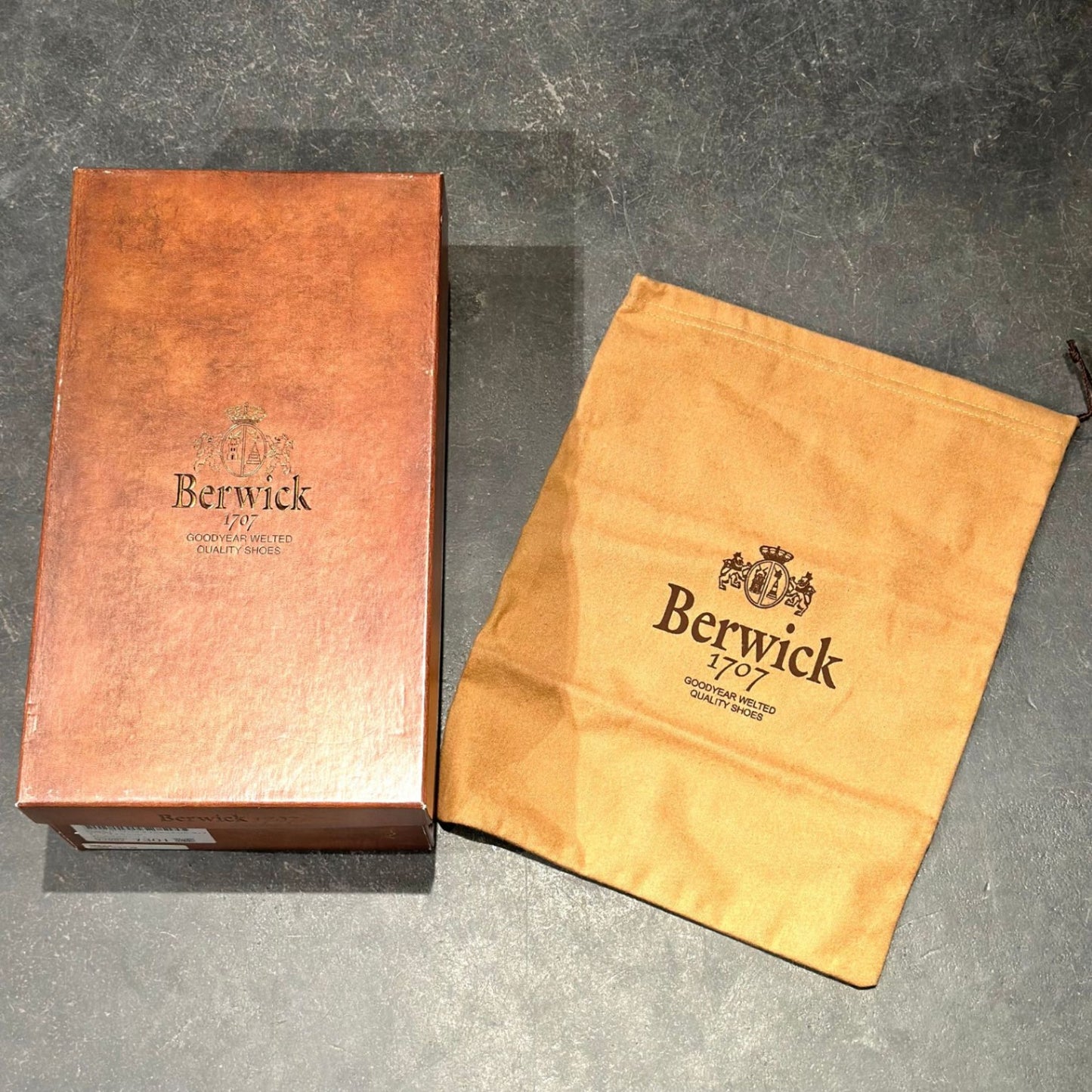 【Berwick】バーウィック 5425 ビジネスシューズ  ブラウン（茶系） サイズ UK7.5 ラスト