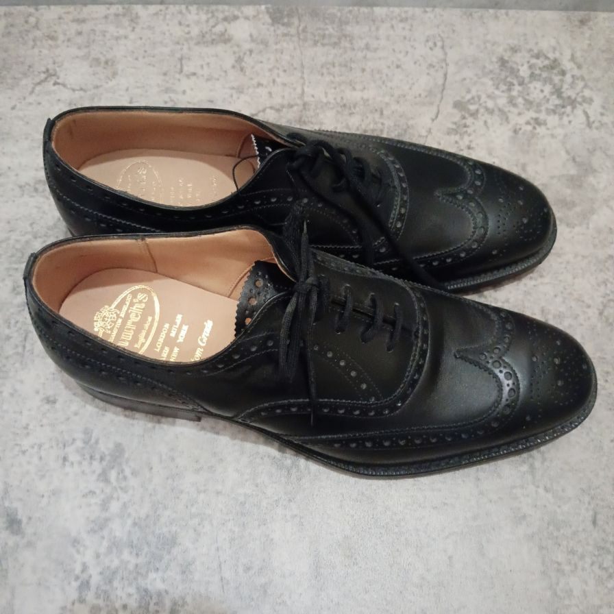 【Church's】チャーチ レザーシューズ チェットウィンド サイズ70F メンズ ブラック CHETWYND