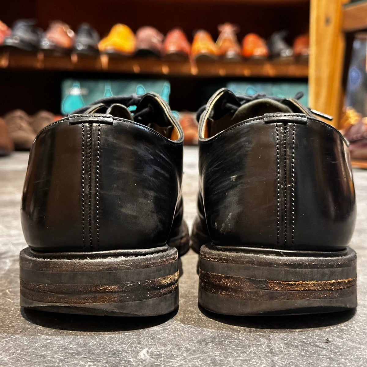 【Church's】チャーチ シャノン プレーントゥ ポリッシュドバインダーカーフ ブラック サイズUK95F 103ラスト