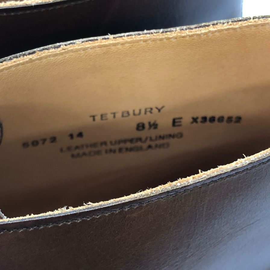 【Crockett & Jones】クロケット＆ジョーンズ  レザー チャッカブーツ  TETBURY サイズUK8.5 ブラウン