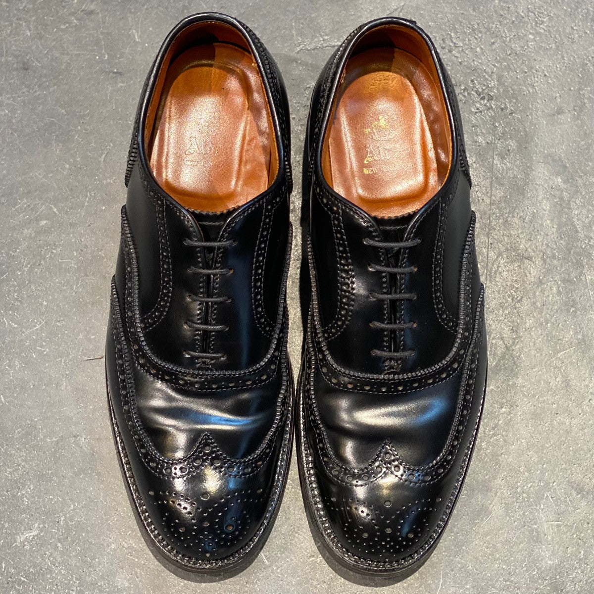 オールデン ウイングチップ　US8d ALDEN】オールデン ウイングチップ 9741 コードバン ブラック