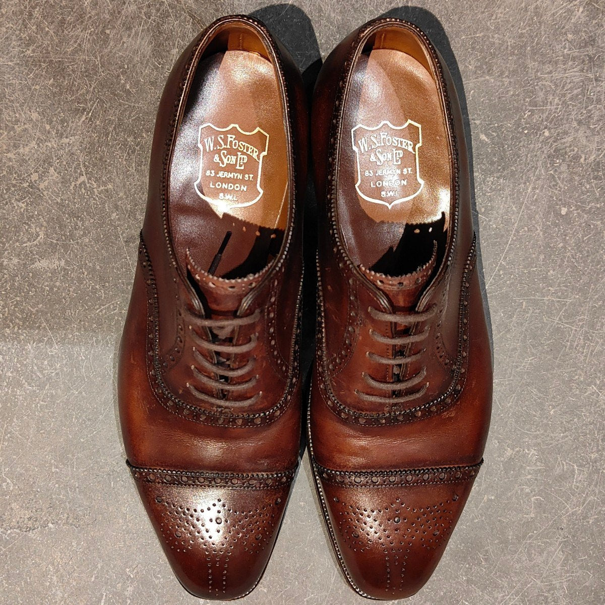 美品【FOSTER&SON】フォスター＆サン SANDRINGHAM サンドリンガム