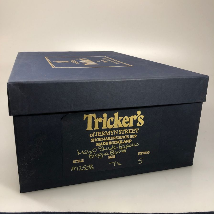 【Tricker’ｓ】トリッカーズ M2508 ウィングチップ スウェード カントリーブーツ メンズ サイズ 7.5 ブラウン