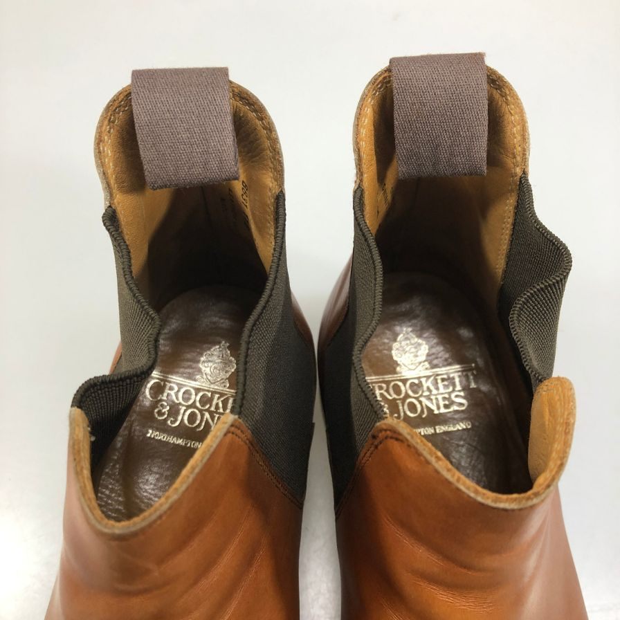 【Crockett & Jones】クロケット＆ジョーンズ チェルシー サイドゴアブーツ メンズ  ブラウン サイズUK6.5E
