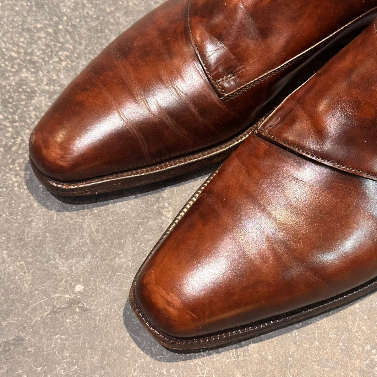 【JOHN LOBB】ジョンロブ チャペル ダブルモンク ミュージアムカーフ ダークブラウン サイズUK7D 8000ラスト
