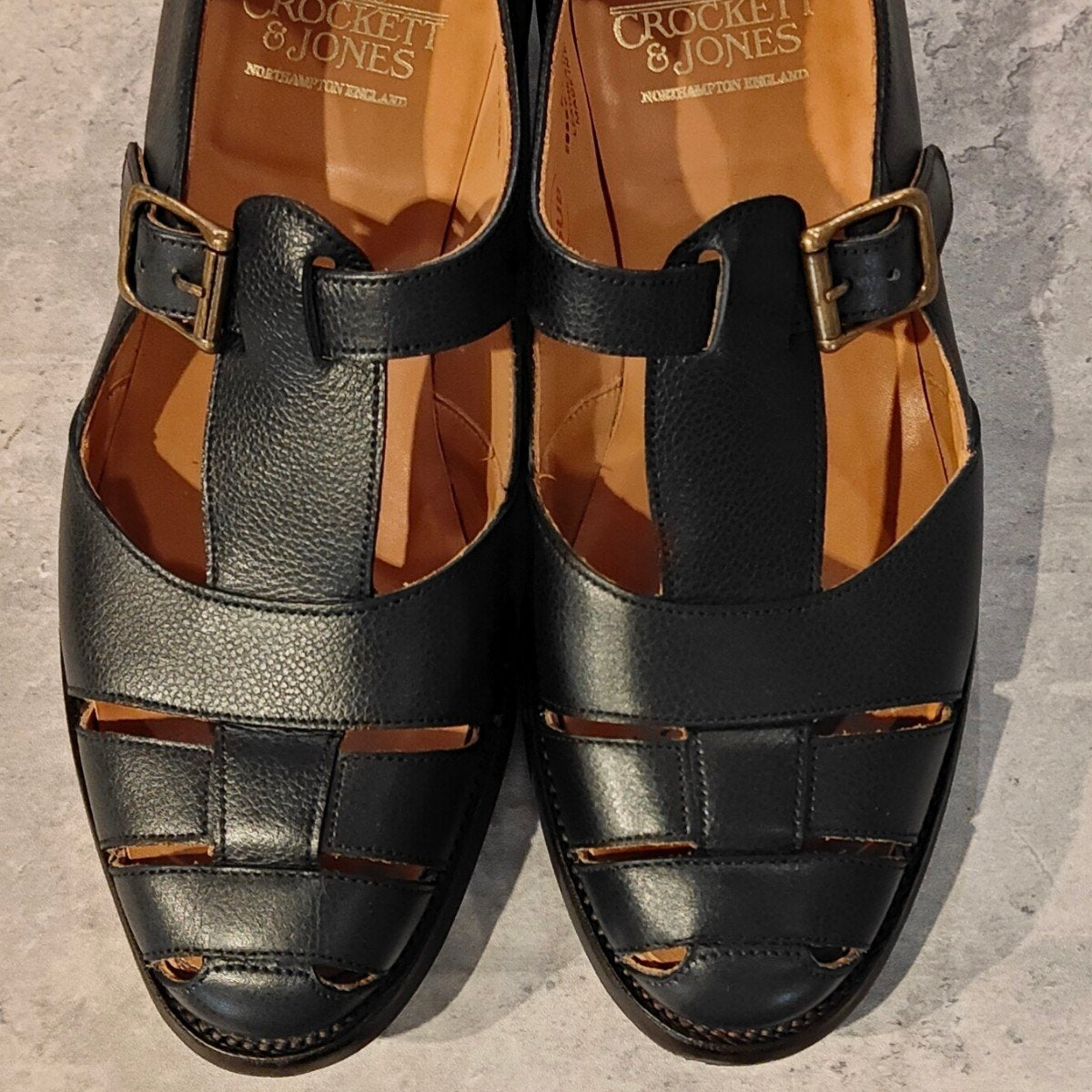 試着程度【クロケット＆ジョーンズ】CROCKETT&JONES フィッシャーマン