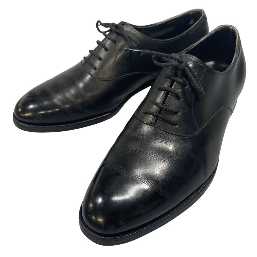 【JOHN LOBB】ジョンロブ レザーシューズ ガルニエ 内羽根 プレーントゥ カーフ レザー 8695ラスト メンズ ブラック 25