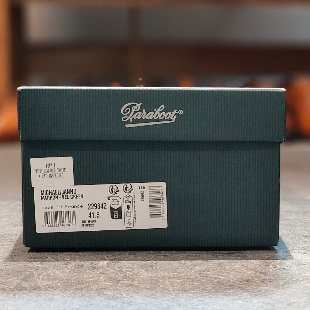 希少 新品未使用【Paraboot】パラブーツ Paraboot OSAKASHOP 10th Anniversary Model ミカエル チロリアン スエード グリーン サイズ EU41.5