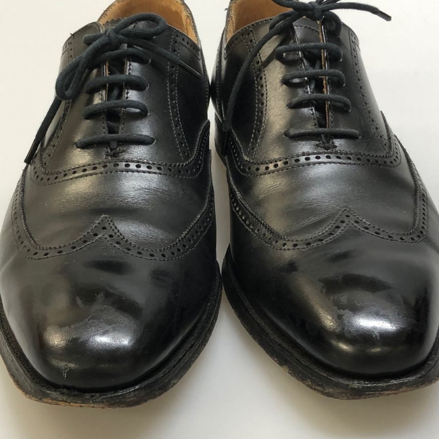 【CROCKETT&JONES】クロケット&ジョーンズ  ビジネスシューズ カーフ ブラック（黒） サイズ 8E ラスト