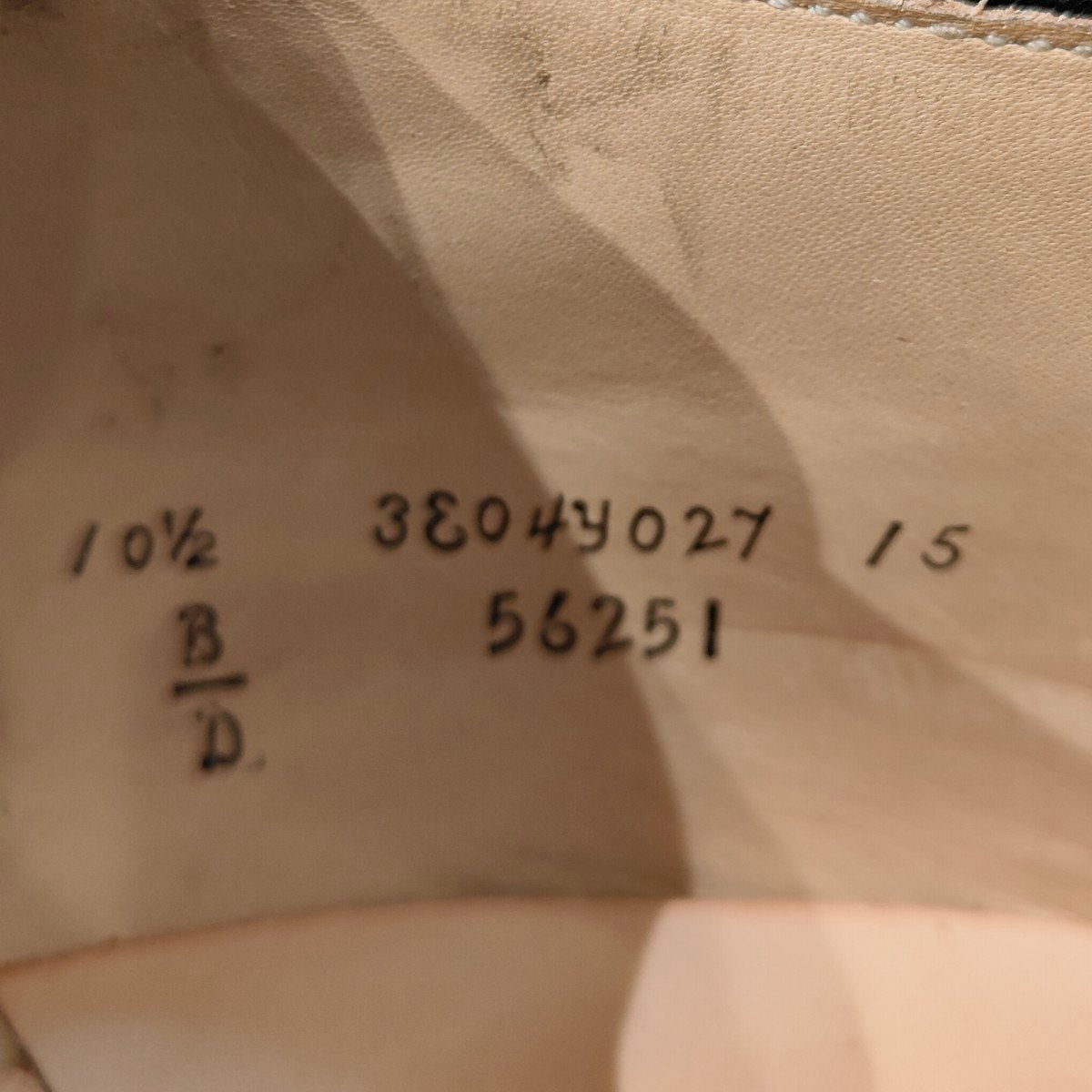 試着程度 【ALDEN】オールデン 56251 パンチドキャップトゥ コードバン ブラック サイズ US10.5D モディファイドラスト 参考定価￥211,200-
