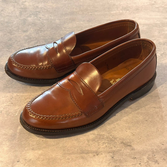 希少 美品【ALDEN】オールデン サンフランシスコ 010 ペニーローファー ウイスキーコードバン ブラウン サイズUS7D