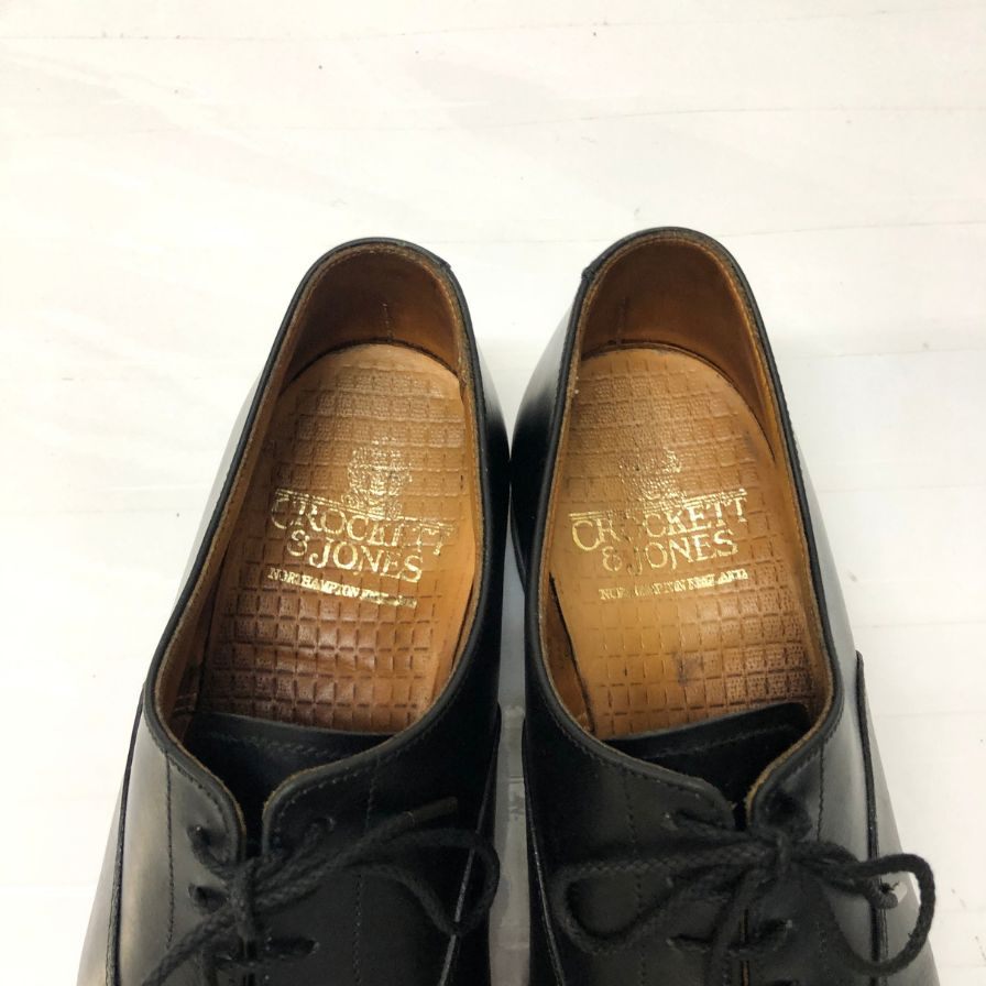 【CROCKETT&JONES】クロケット&ジョーンズ 27742A コノート ストレートチップ カーフ ブラック UK5.5 236ラスト CONNAUGHT