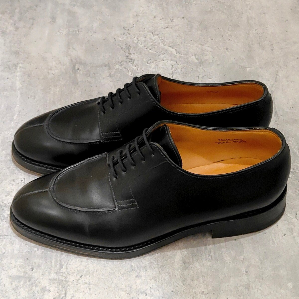 【JOHNLOBB】ジョンロブ ノルウェイ Uチップ カーフ ブラック サイズUK7.5EE 5495ラスト