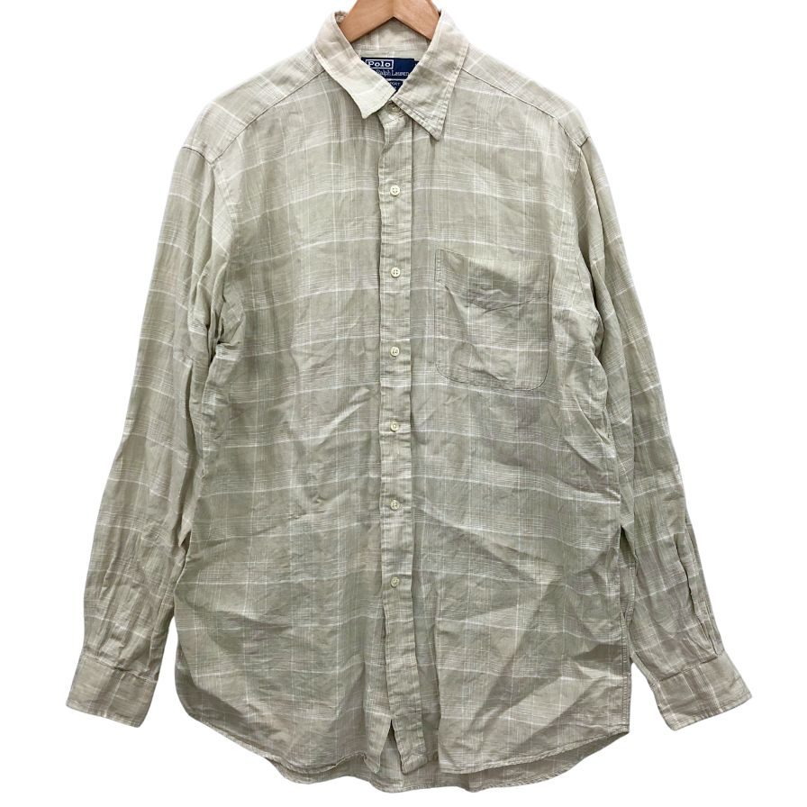 【Polo Ralph Lauren】ポロ ラルフローレン リネンシャツ  サイズ