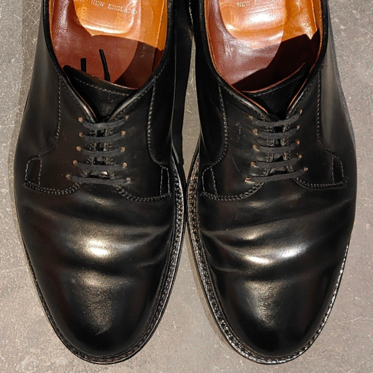 美品【ALDEN】オールデン 9901 プレーントゥ コードバン ブラック