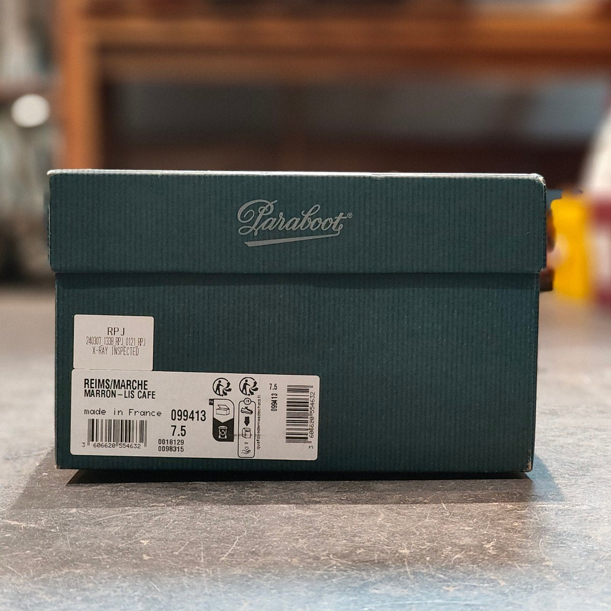 使用数回【Paraboot】パラブーツ ランス コインローファー リスレザー カフェ サイズUK7.5 定価￥94,600-