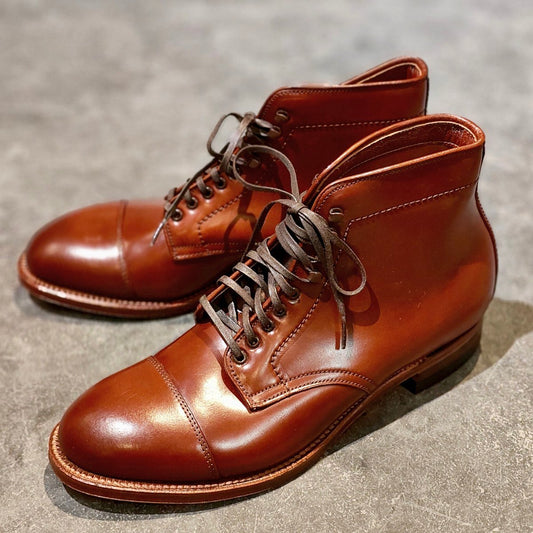 希少 新品未使用【ALDEN】オールデン 41834H キャップトゥブーツ コードバン ラベロ US7.5D モディファイドラスト