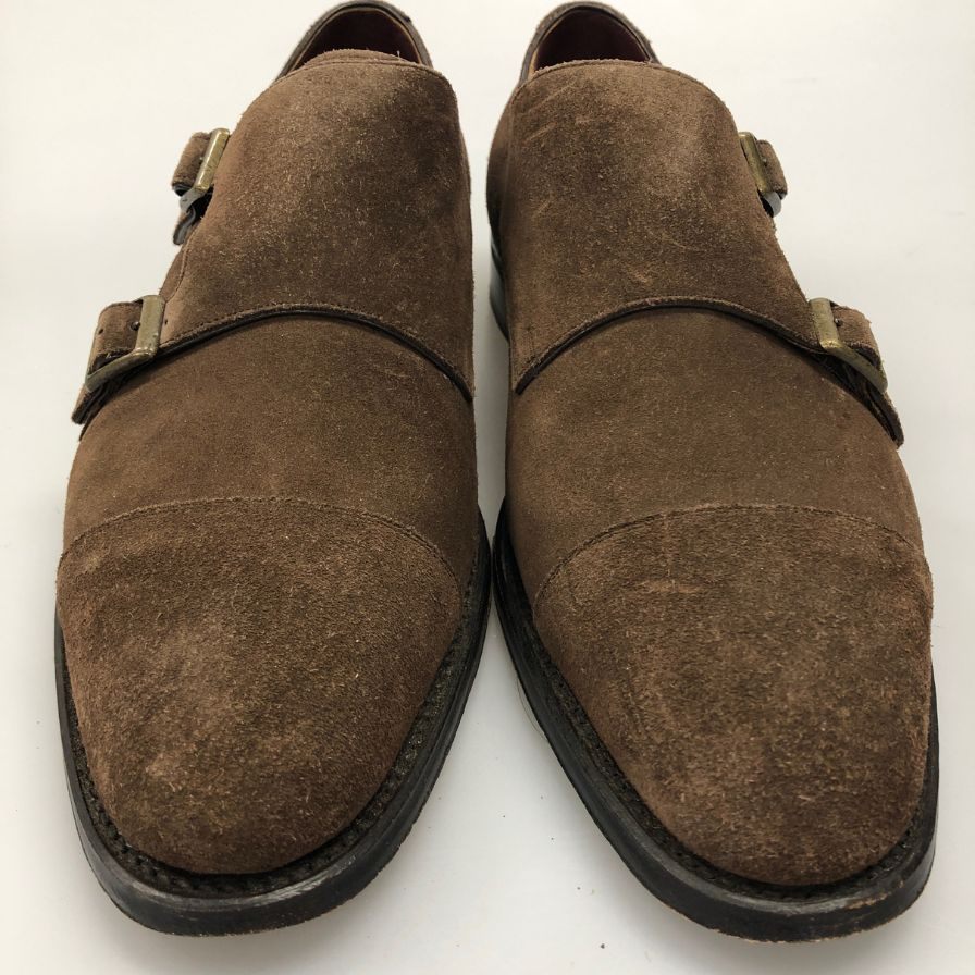 【Trading Post】トレーディングポスト  ビジネスシューズ スウェード ブラウン（茶系） サイズ 8 ラスト