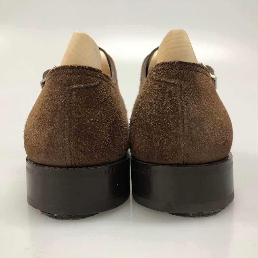 【JOHN LOBB】ジョンロブ ダブルモンク ウィリアム スエード ダークブラウン UK6.5E WILLIAM