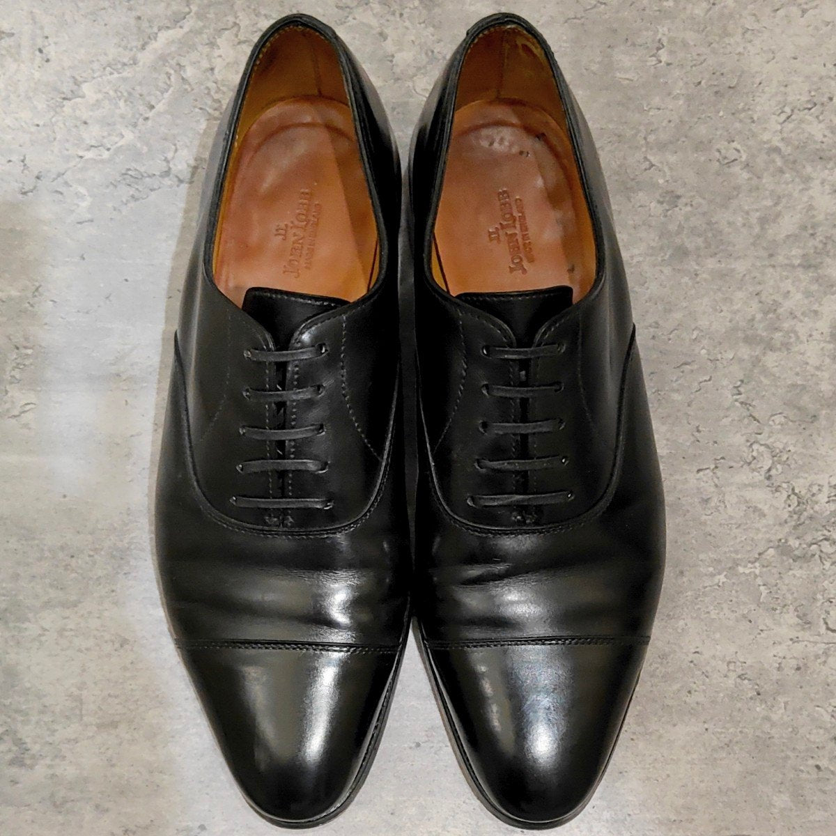 【JOHN LOBB】ジョンロブ シティ2 ストレートチップ カーフ ブラック サイズUK5.5E 7000ラスト