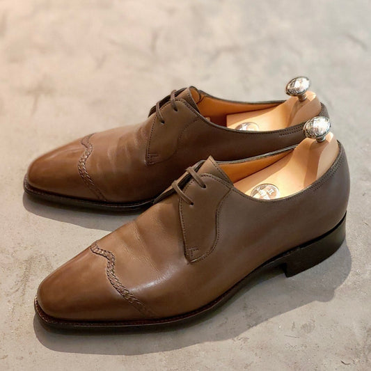 希少 使用数回 【JOHN LOBB】ジョンロブ 2002イヤーモデル ブラウン サイズ UK6.5E 8000ラスト