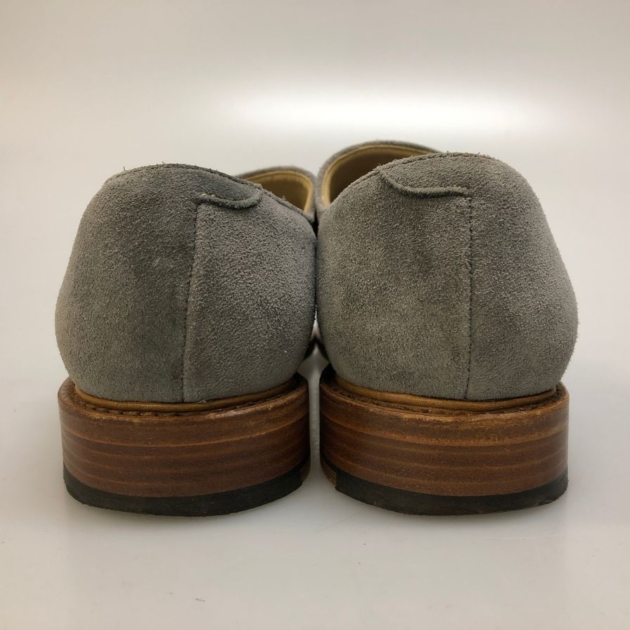 【Paraboot】パラブーツ レザーシューズ ダブルモンク スエード メンズ グレー サイズUK8.5