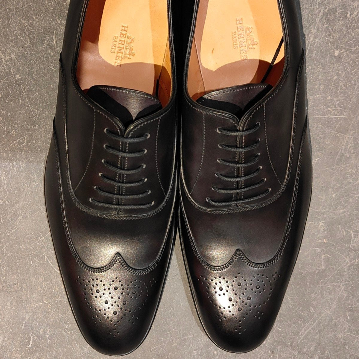 希少【HERMES】エルメス ジョンロブ製 ヘクター HECTOR フルブローグ