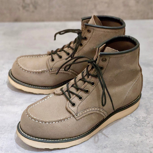 希少【REDWING】レッドウイング 8863 アイリッシュセッター 6インチ モックトゥ スエード グレー サイズUS8