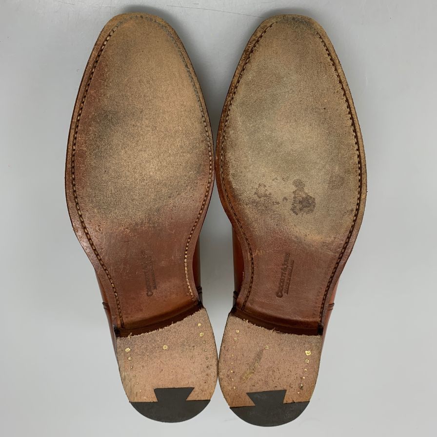 【CROCKETT&JONES】クロケット&ジョーンズ  ビジネスシューズ カーフレザー ブラウン（茶系） サイズ 7.5 ラスト